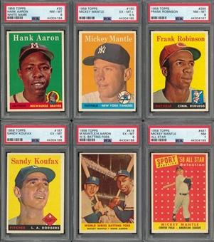 1958 Topps Complete Set (494)